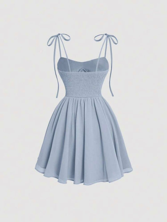 Shoulder Tie Cami Dress