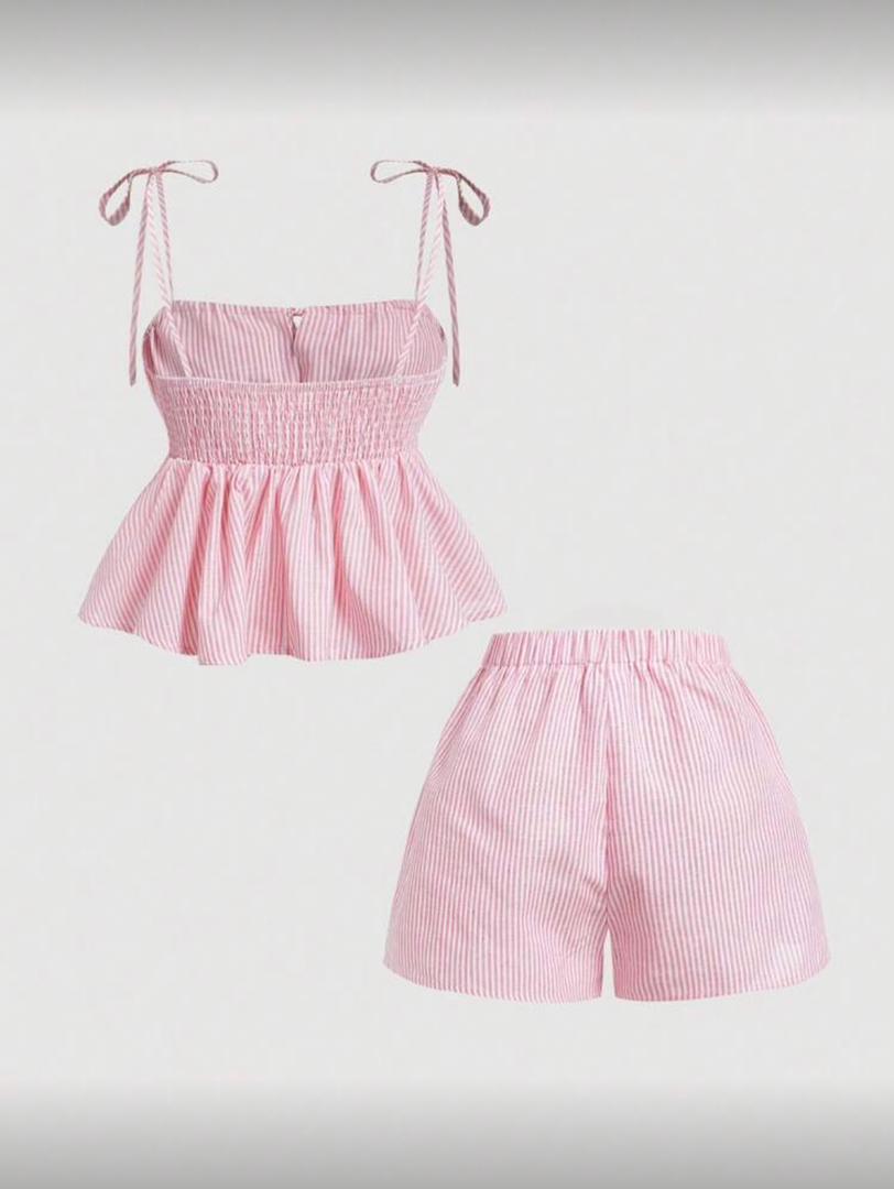 Striped Knot Camisole & Pants