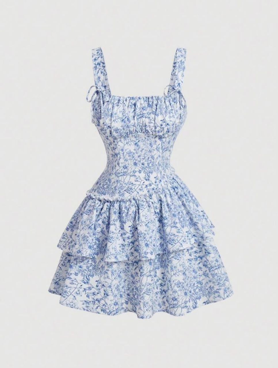 Porcelain Slanted Dress