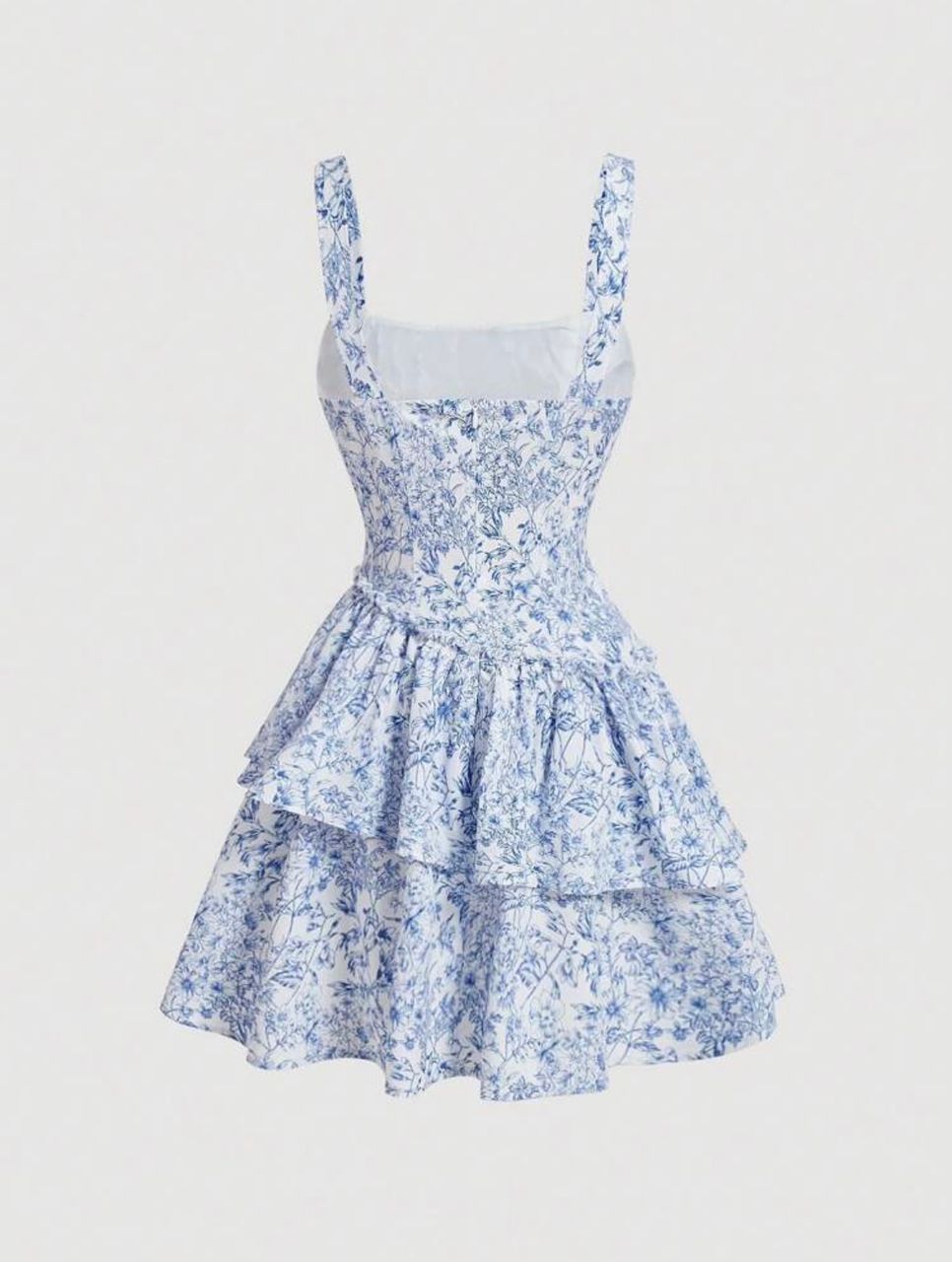 Porcelain Slanted Dress
