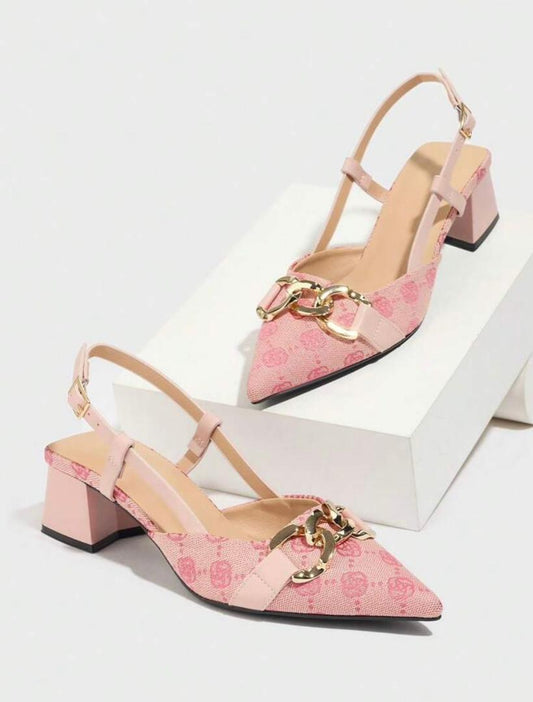 Kitten Block High Heels