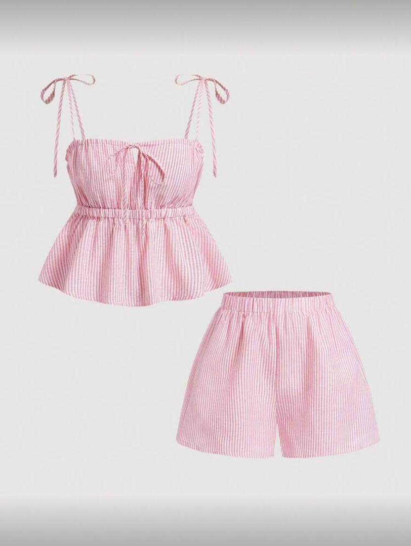 Striped Knot Camisole & Pants