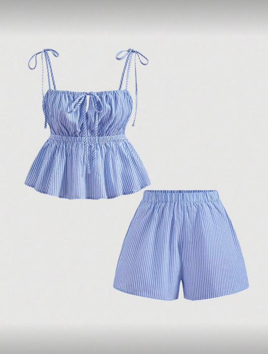 Striped Knot Camisole & Pants