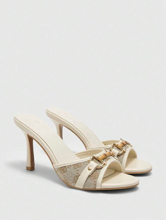 Summer round toe mule